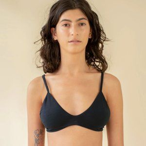 Hara The Label - Stella Low Cut Bra - Small - Charcoal